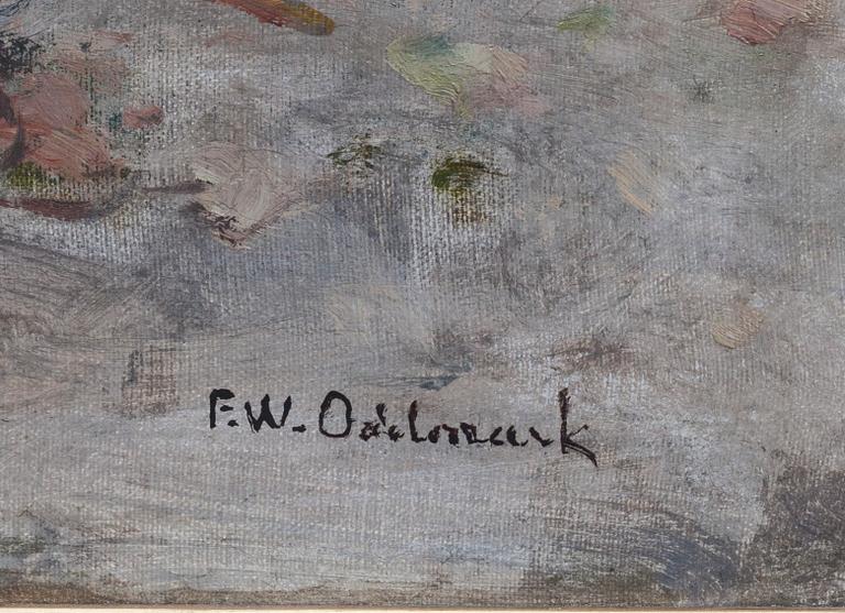 FRANS WILHELM ODELMAR, olja på duk, signerad.