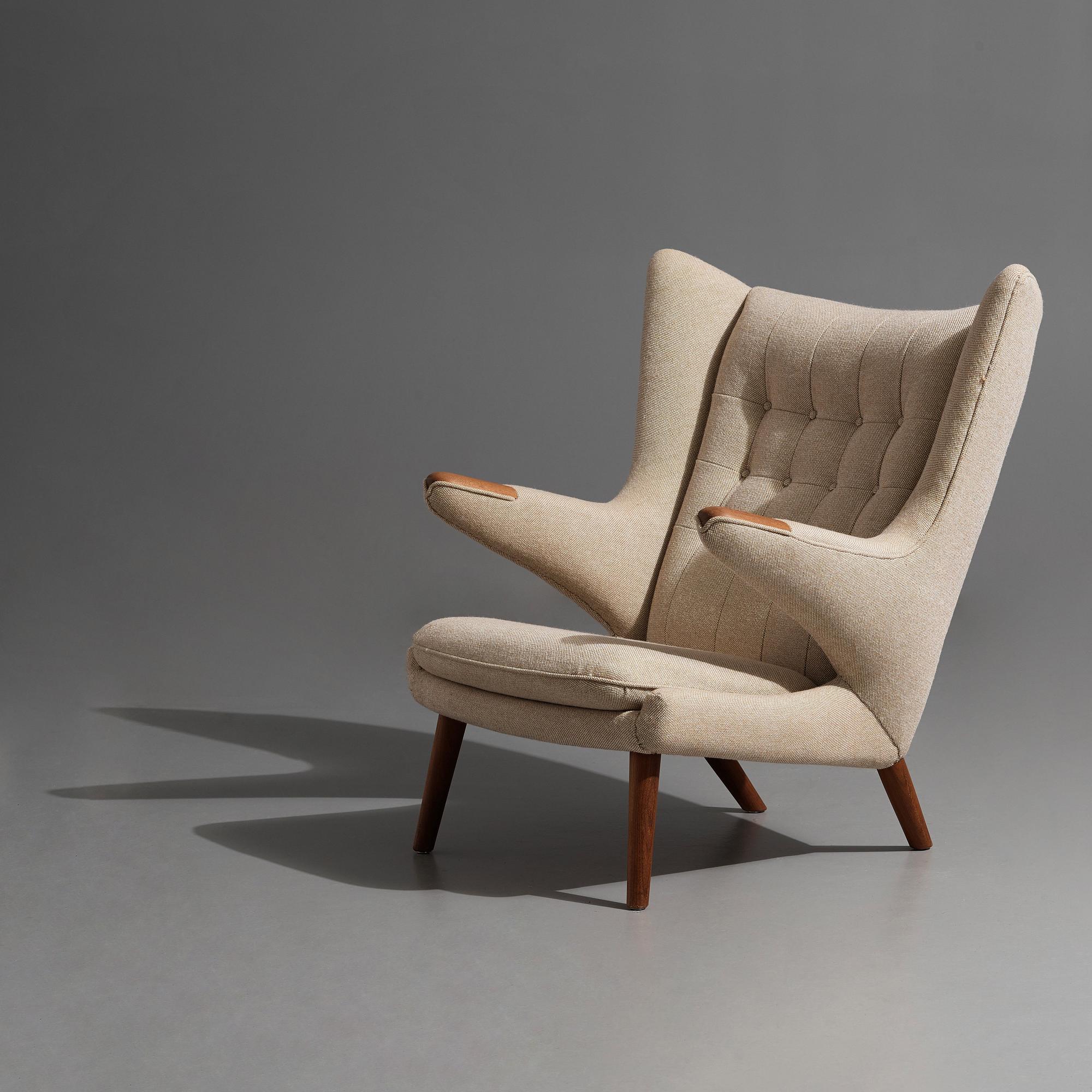 Hans J. Wegner, fåtölj, "Bamse/Papa bear", AP-Stolen, Danmark, 1960-tal.