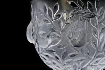 VAS, glas, "Elisabeth", Lalique, Frankrike, 1900-tal.