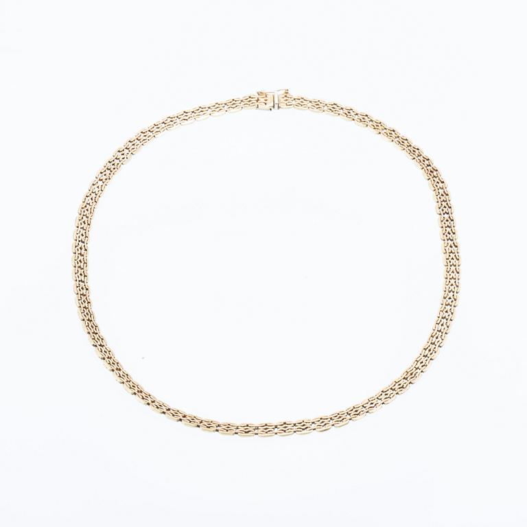 Halsband 18K guld svensk importstämpel.