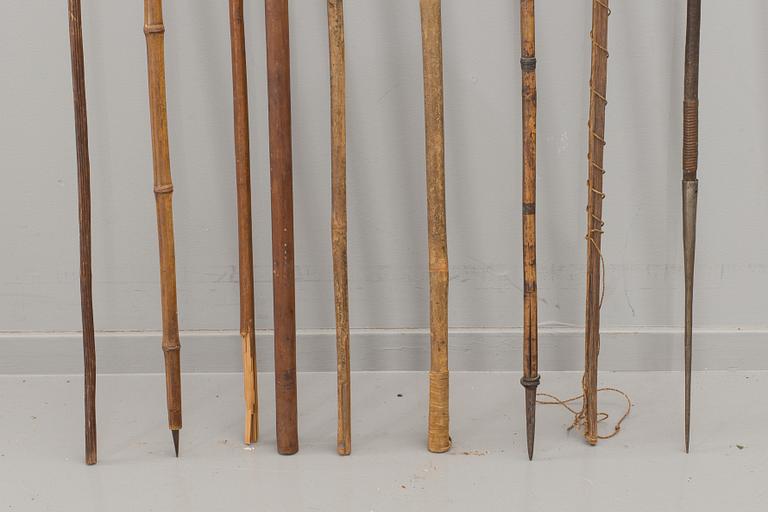 ETNOGRAFICA AFRICA, 9 pcs, 20th century.