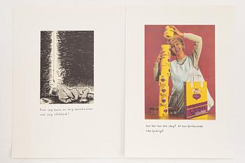 Jan Stenmark, portfolio signerad numrerad 206/500 med 16 grafiska blad.