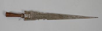 LANSSPETS, orientalisk, metall, 1800-/1900-tal.