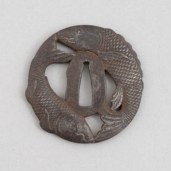 Tsuba, Japan, mei, Edo,.