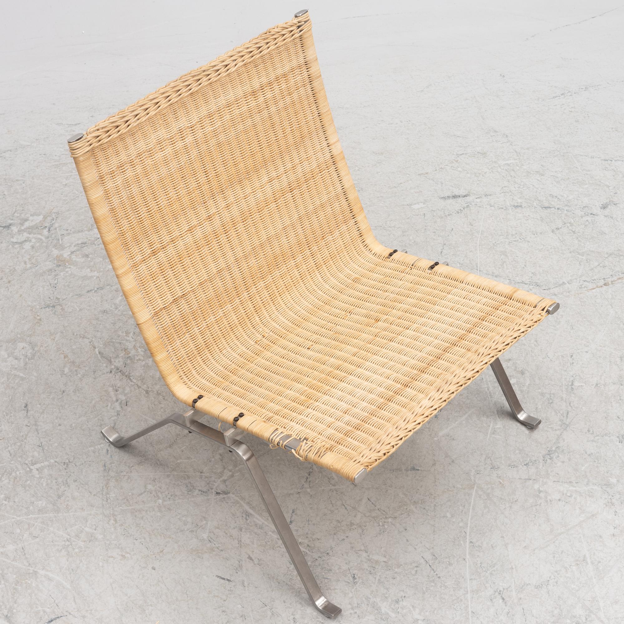 Poul Kjaerholm, armchair, PK-22, Fritz Hansen Denmark.