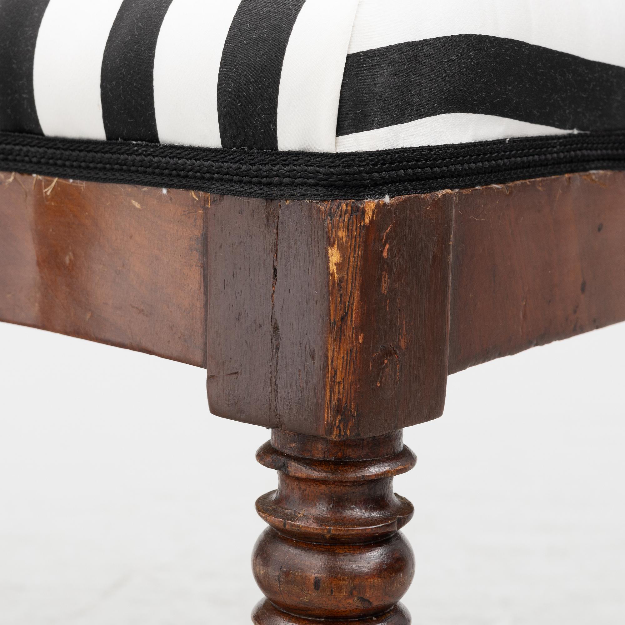 Chairs, 8 pcs, late Empire, mid-19th century.