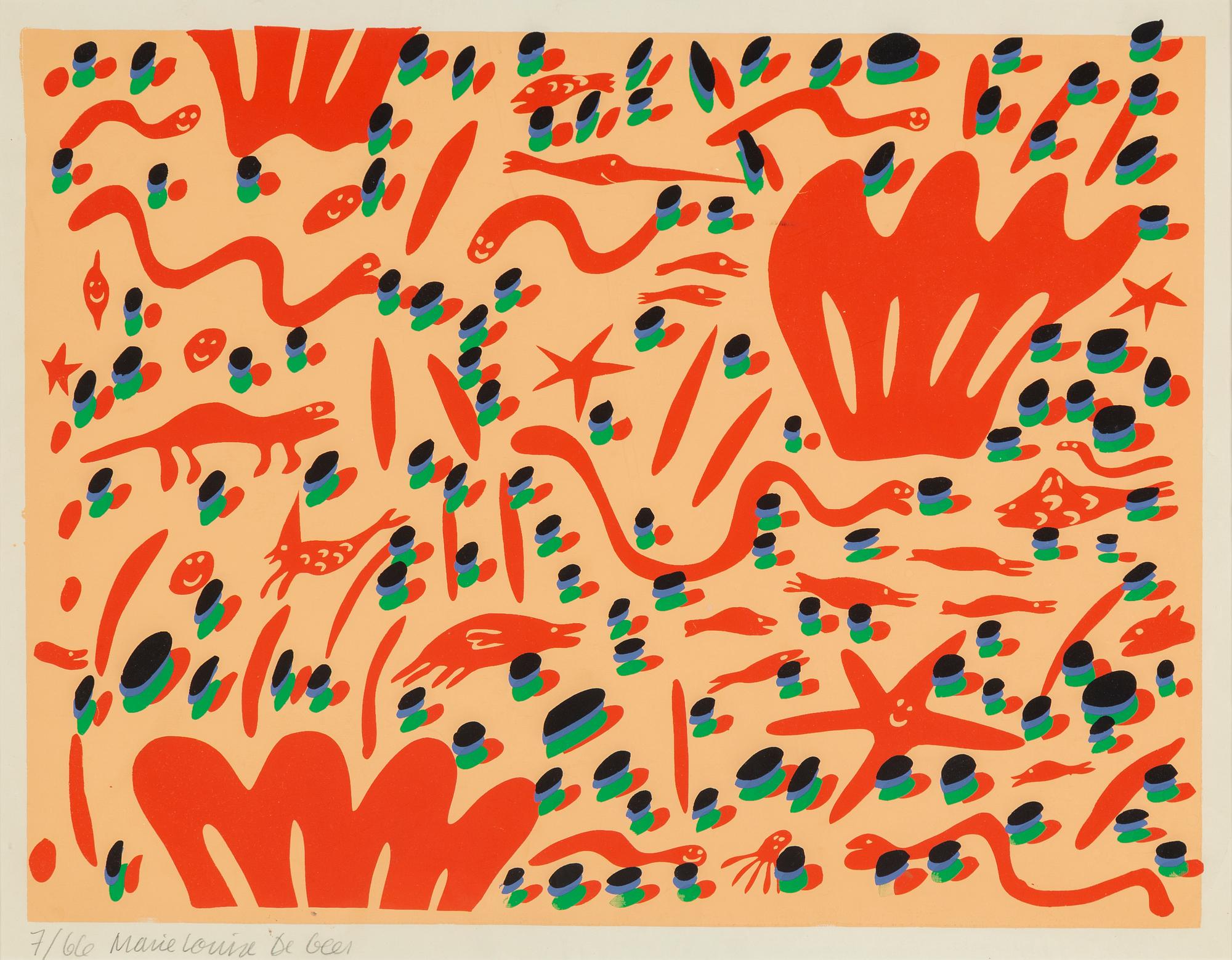 MARIE-LOUISE EKMAN,  Serigraph signed and numbered 7/66.