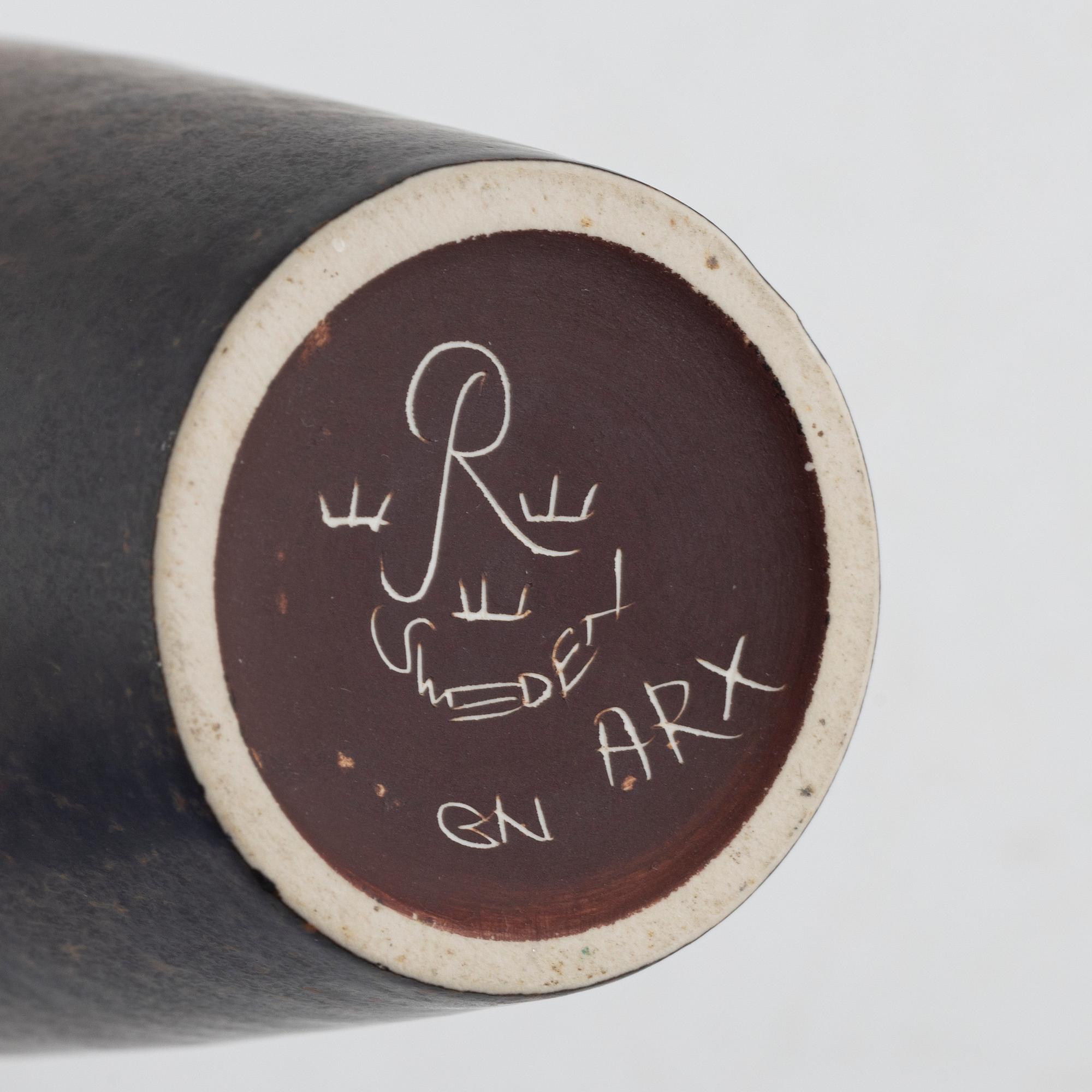 Gunnar Nylund, a vase and a bowl, Rörstrand.