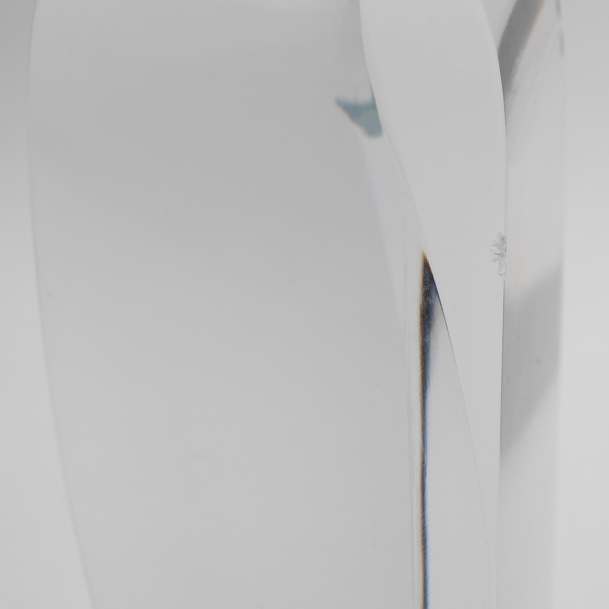 SKULPTUR, glas, Eva Englund, signerad.