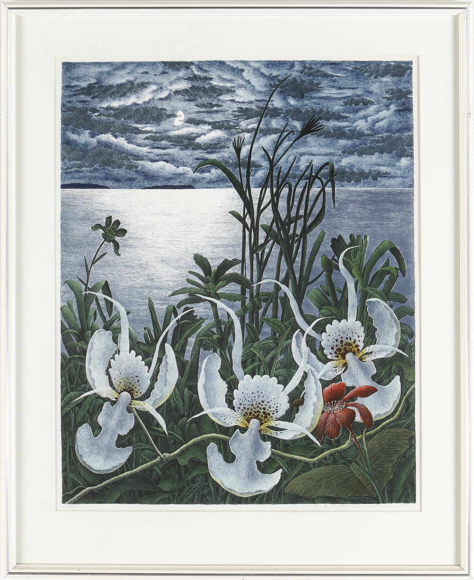 KARL AXEL PERSSON, färglitografi, signerad och numrerad 135/385, daterad -84.