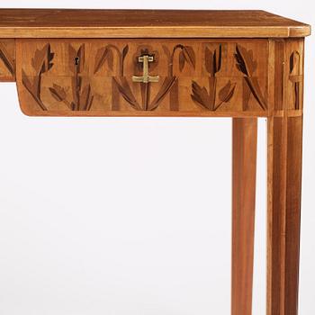 Carl Malmsten, a mahogany desk, Åtvidabergs Industrier, ca 1943.