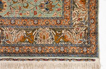 Matta, silke och metall Kayseri, Anatolien, ca 184 x 132 cm.