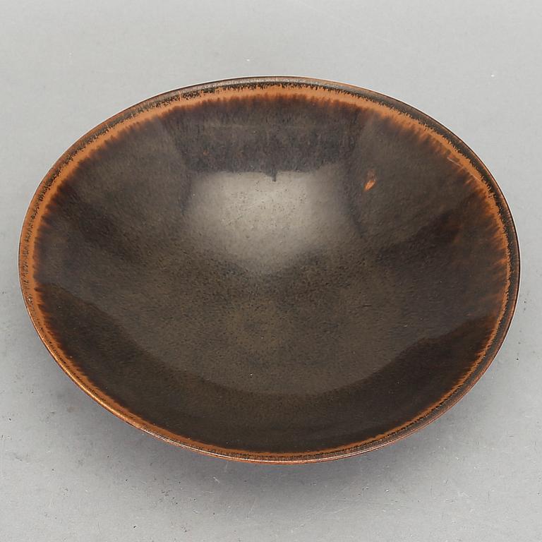 VAS "GNURGLA" OCH SKÅL, stengods. Stig Lindberg, Gustavsberg Studio, 1950-tal och 1955.