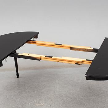 A gustavian style dining table, second half of the 20th century.