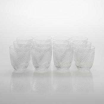 Kaj Franck, Twelve 'Virve' drinking glasses for Nuutajärvi Notsjö.