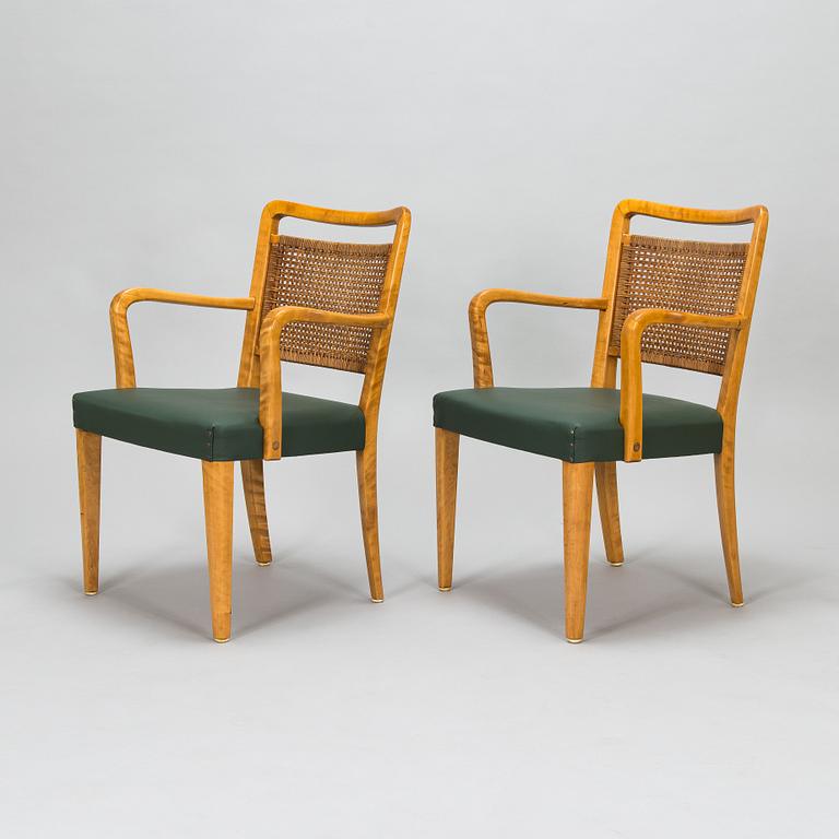 Werner West, a pair of 'Motti' armchairs for Keravan Puusepäntehdas.