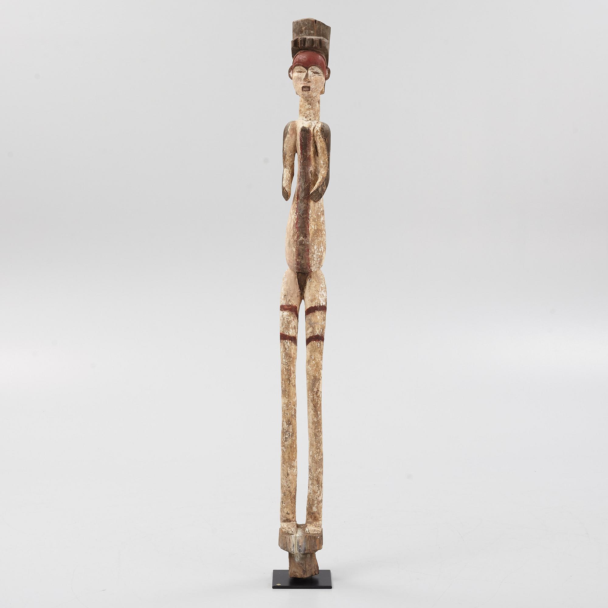 Skulptur, enligt uppgift Ebanzar, Gabon, 1900-talets andra hälft.
