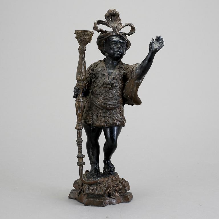 LJUSSTAKE, gjutjärn, 1800-tal.