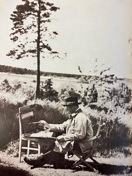 Bruno Liljefors målarstol.