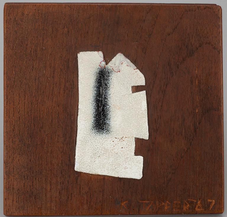 KAIN TAPPER (FINLAND), relief, sign. och dat. -67.