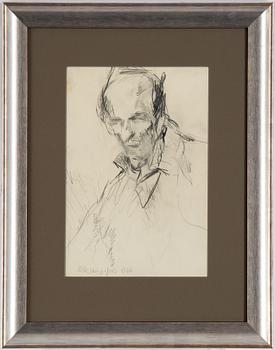 Olle Skagerfors, pencil drawing, signed and dated 1966.