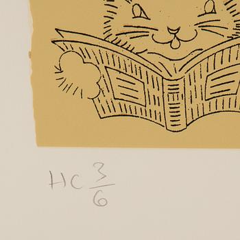 DONALD BAECHLER, silkscreen from 2001, printed in New York by Fine Art Printing Ltd. Numr. HC 3/6.