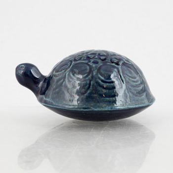 Lisa Larson, figurines, a set of four stoneware figurines including 'Lejon mini' from the series 'Afrika', Gustavsberg.