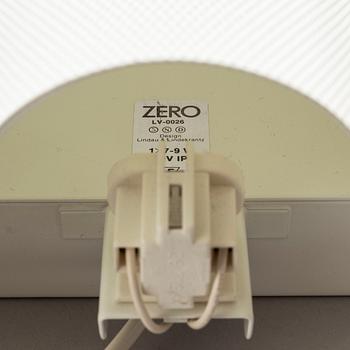 A pair of 'Zero' wall lamps, from Lindau & Lindekrantz, second half of the 20th century.