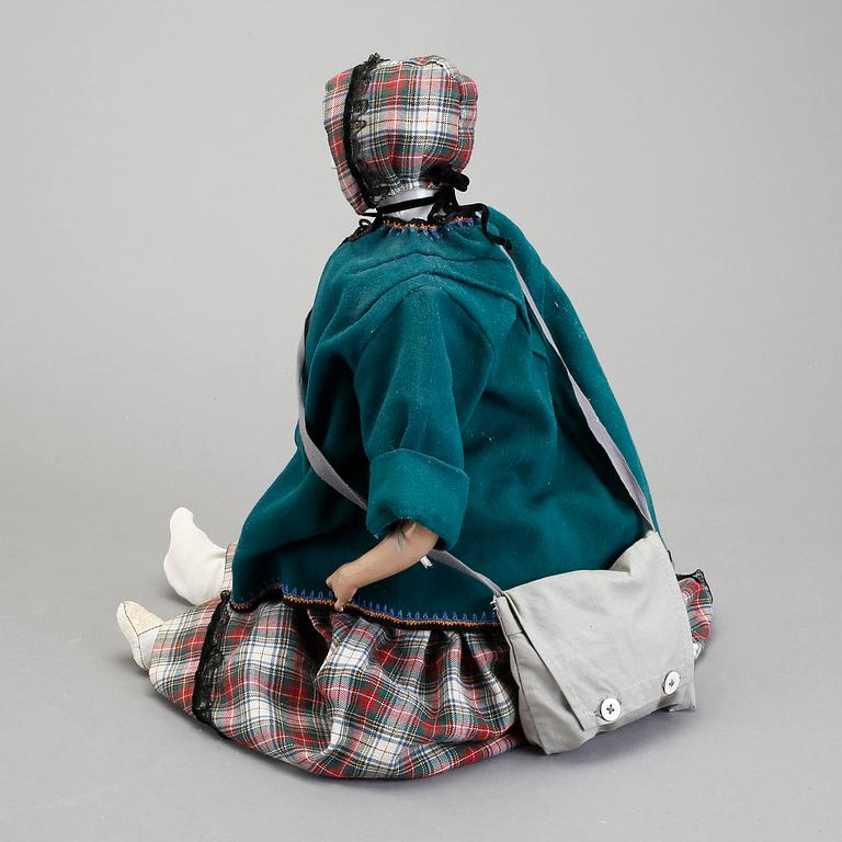 DOCKA, delvis porslin, 1800-talets andra hälft.