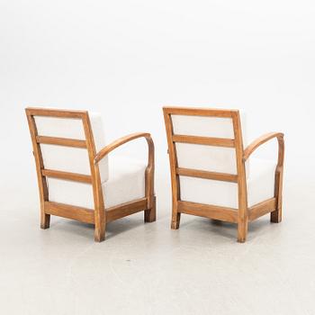 Fåtöljer ett par Art Deco 1900-talets första hälft.