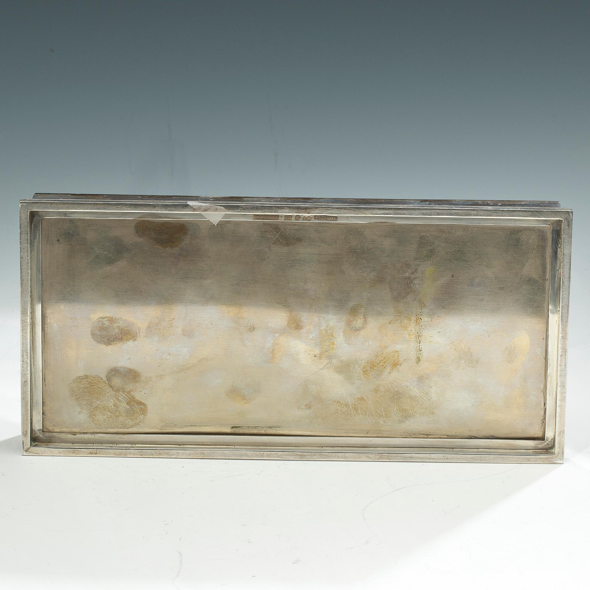 SKRIN, sterling silver, Borgila 1950. Totalvikt 926 g.