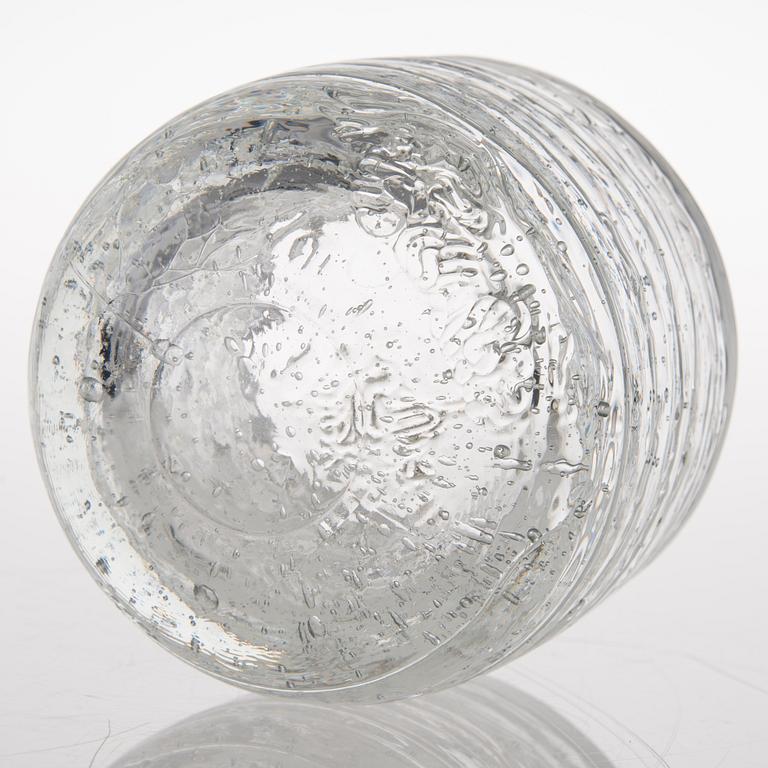 A glass vase of the 'Arkipelago' series for Iittala, signed Timo Sarpaneva - 3144. Iittala.