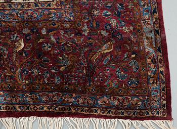 SEMI-ANTIQUE SILK KASHAN.