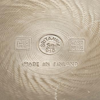 Bertel Gardberg, burk med lock, Hopeatehdas Oy, Helsingfors.