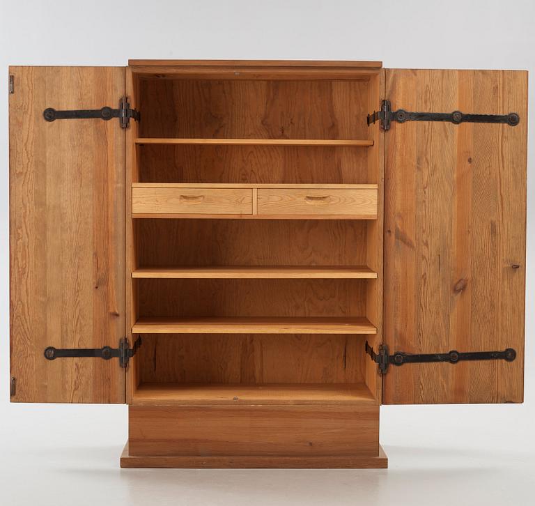 Axel Einar Hjorth, a 'Lovö' stained pine cabinet, Nordiska Kompaniet, NK, Sweden 1930's.