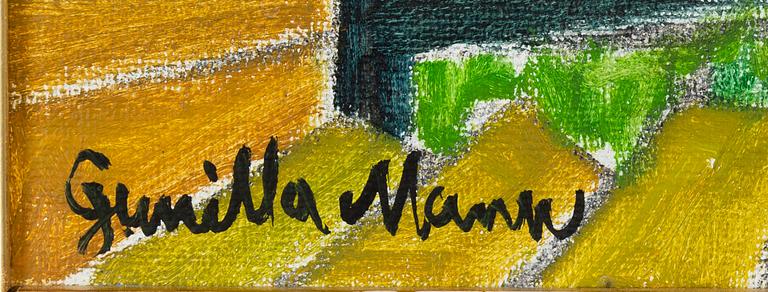 Gunilla Mann, oil on canvas, signed.