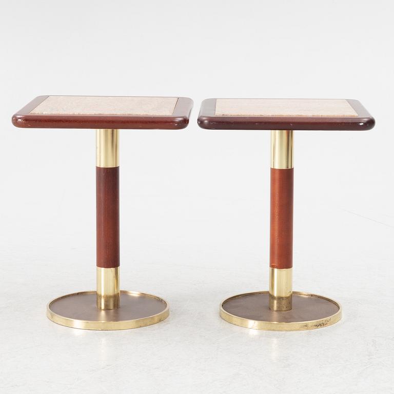Sidobord, ett par, 1970-tal.
