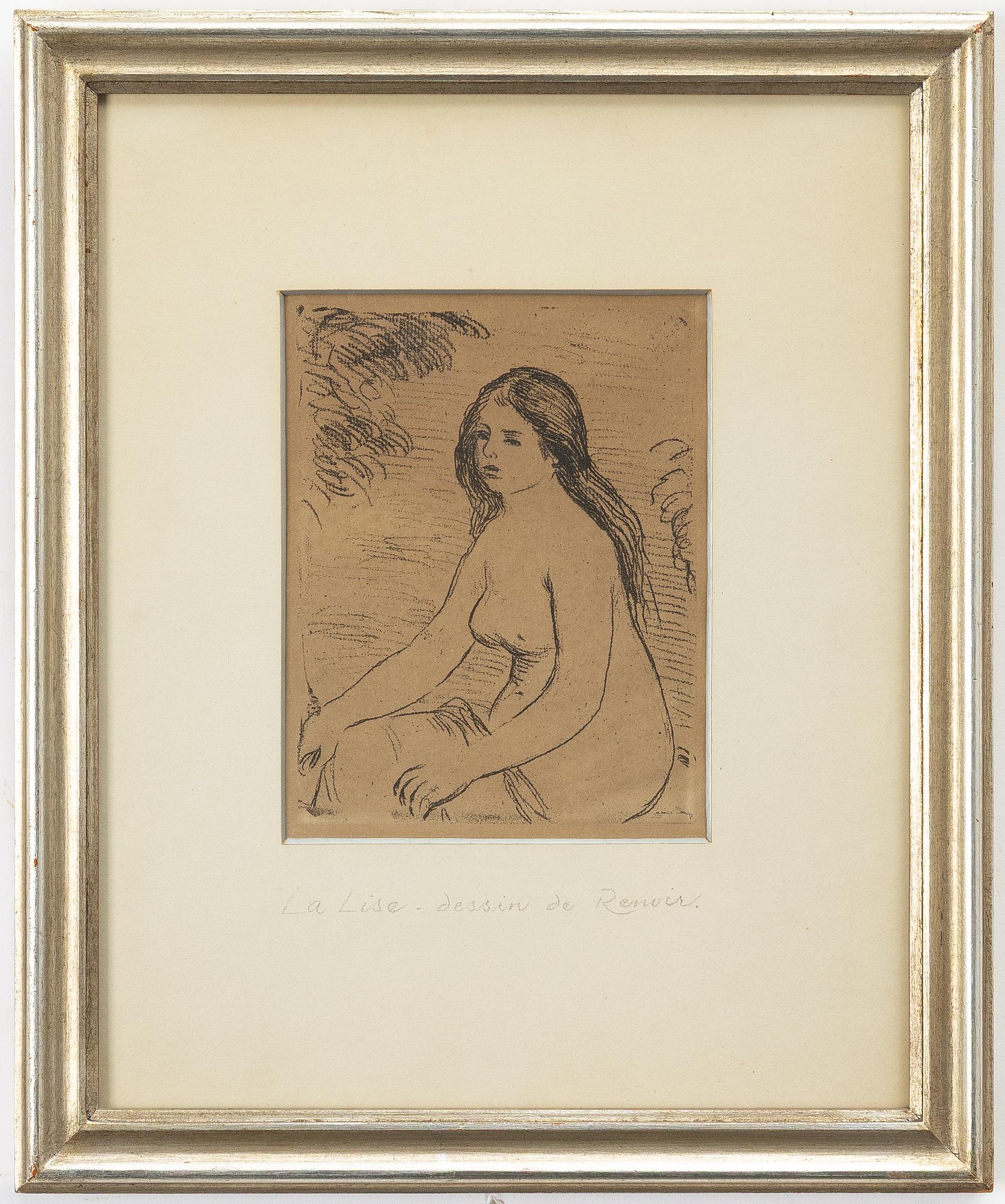 Pierre-Auguste Renoir, "Baigneuse Assise".