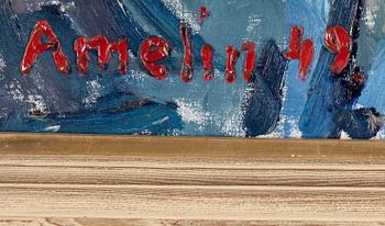 ALBIN AMELIN, oil on canvas, signed Amelin and dated -49.