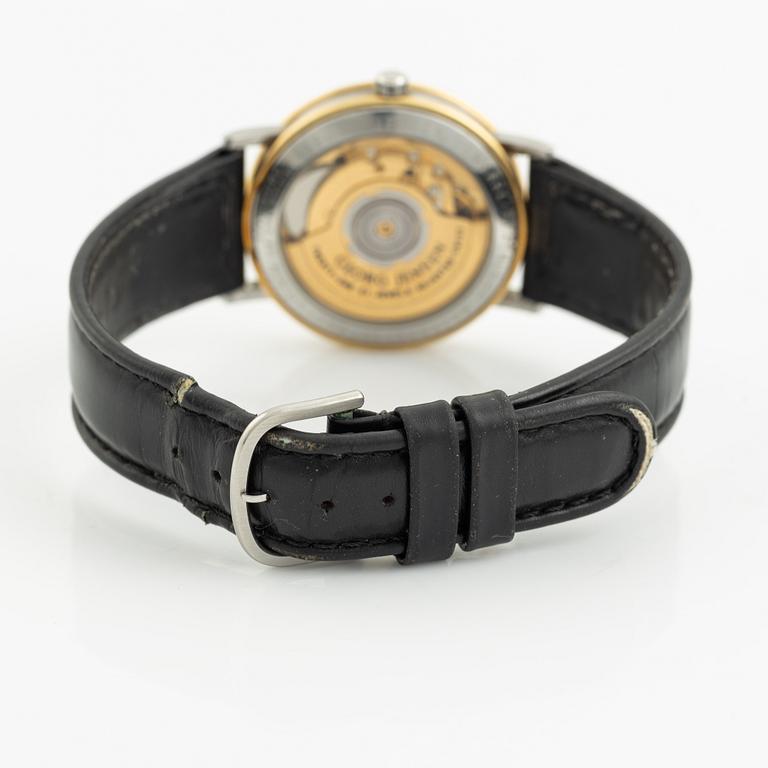 Georg Jensen, designed by Bo Bonfils, wristwatch, 34.5 mm.