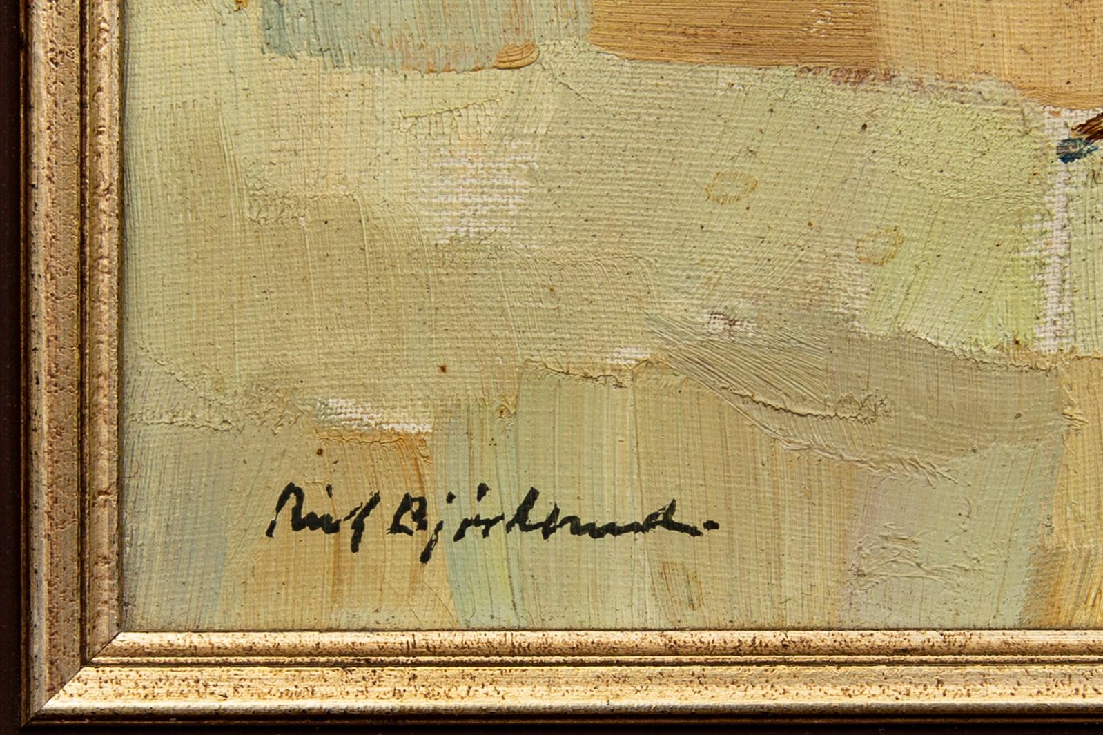 RICHARD BJÖRKLUND, a signed oil on canvas.