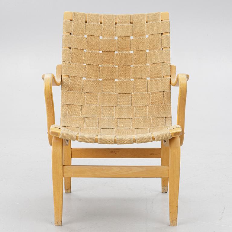 Bruno Mathsson, Armchair, "Eva", Firma Karl Mathsson, Värnamo, Sweden 1972.