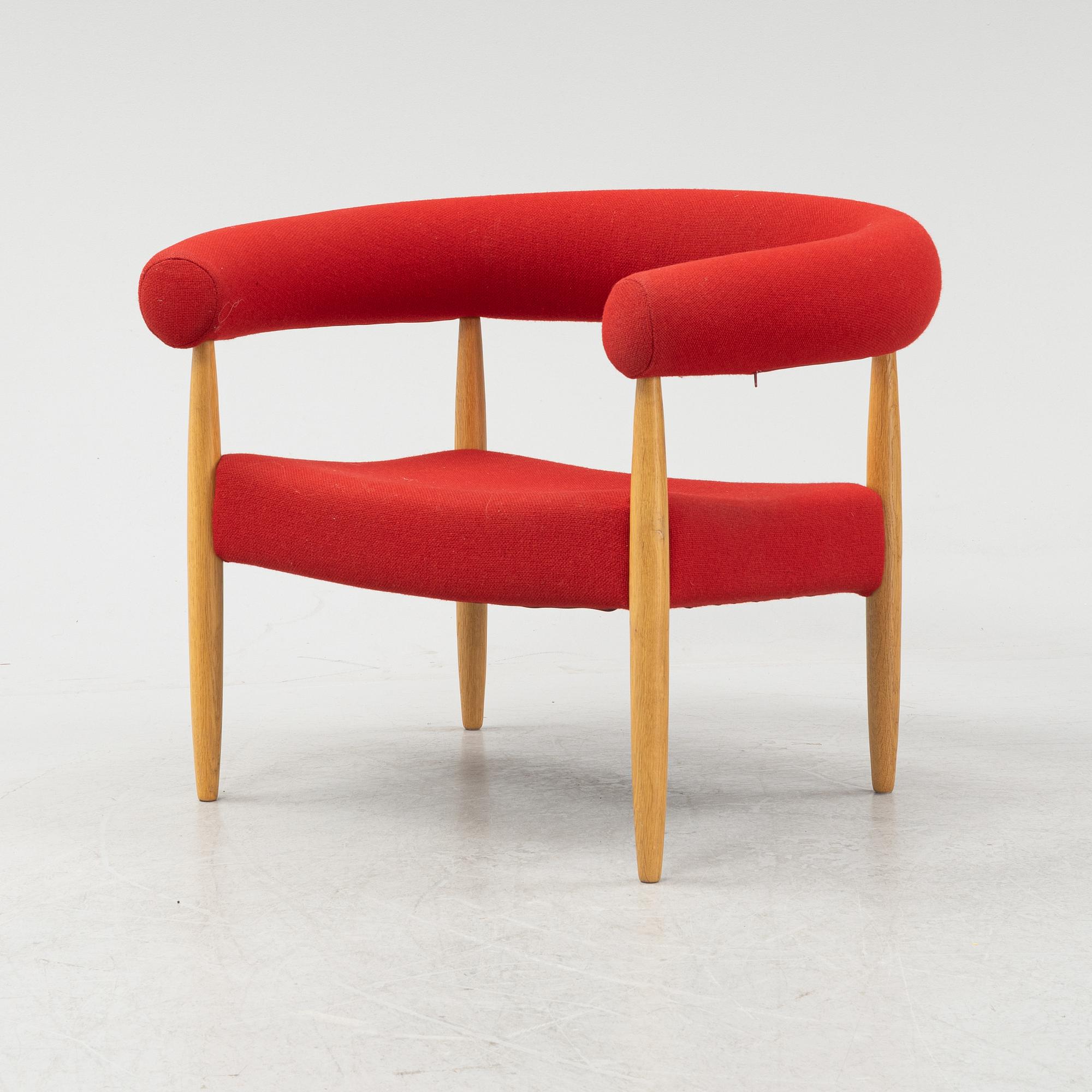 Nanna Ditzel, a 'Ring Chair' easy chair, Getama, Denmark.