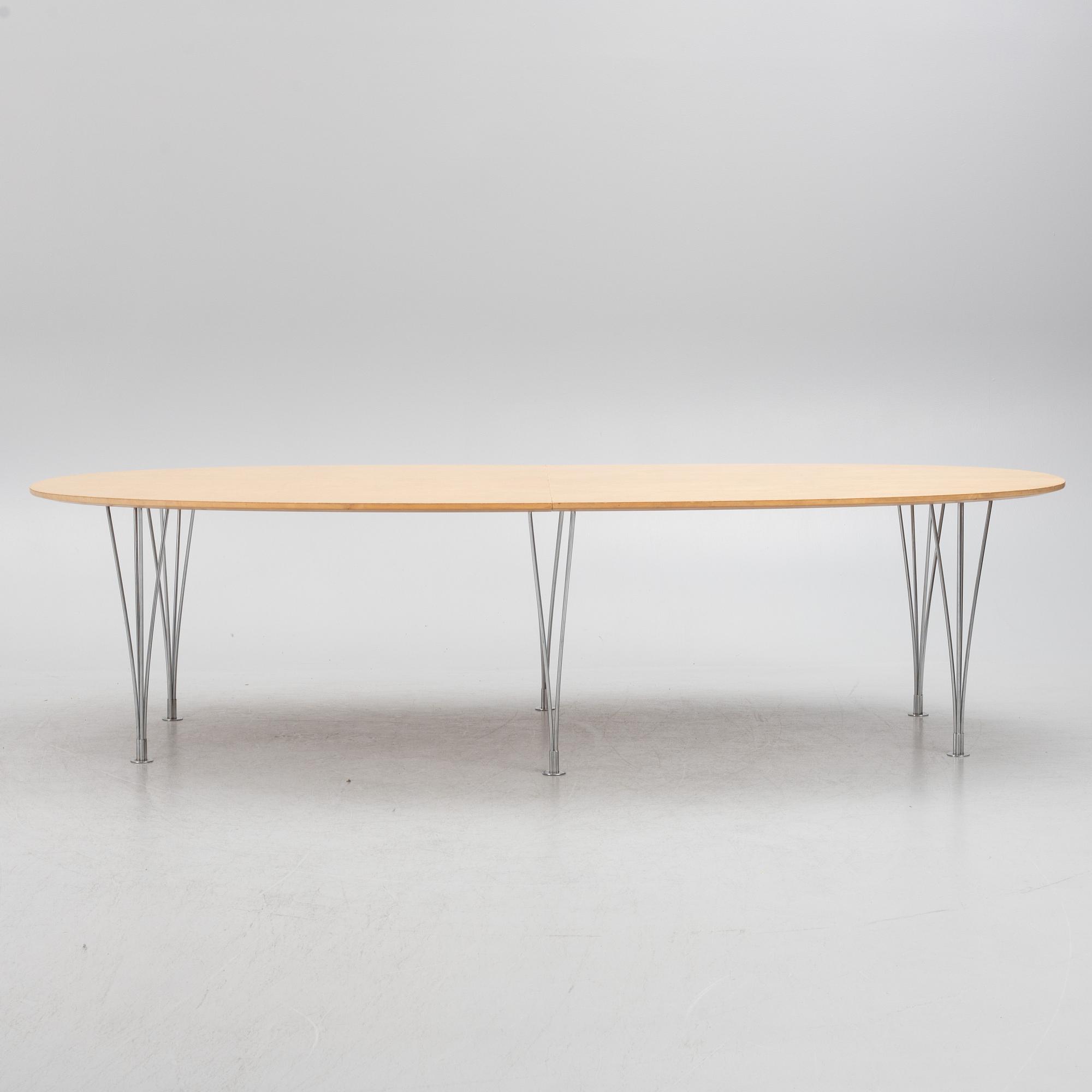 Bruno Mathsson, & Piet Hein, matbord, "Superellips", Bruno Mathsson International, 1990-tal.
