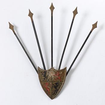 Dekorationssköld, tidigt 1900-tal.