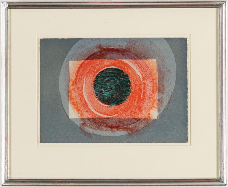 HOWARD HODGKIN, färglitografi, a tergo signerad och numrerad 15/60.