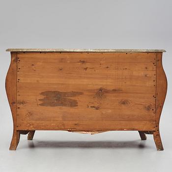 A Swedish Rococo commode, presumably by C Linning (master in Stockholm 1744-1779), 18th century .