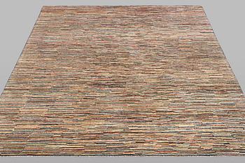 A carpet, Gabbeh, modern design, ca 292 x 245 cm.