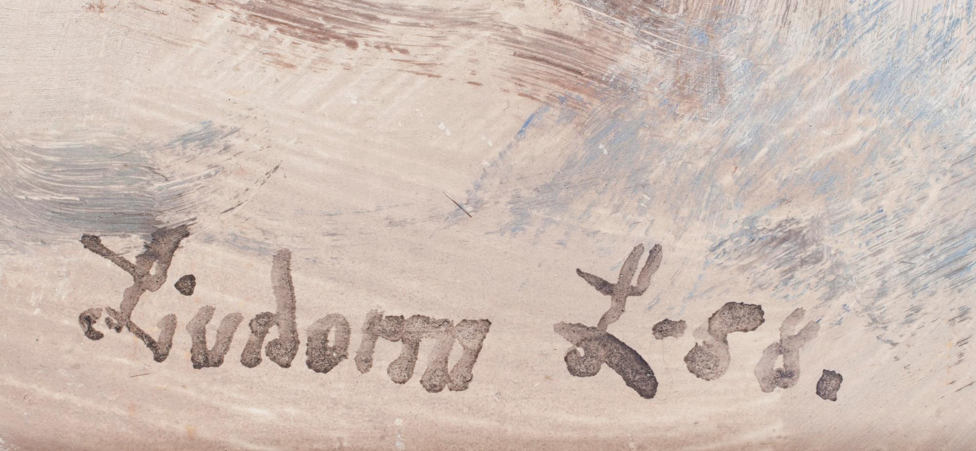 LINDORM LILJEFORS, olja på pannå, sign o dat -58.