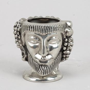 Anna Petrus, a "Janushuvud" pewter vase, for Firma Svenskt Tenn, Stockholm 2020.